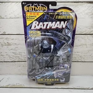 Mattel DC Batman Ice Cannon Mr. Freeze With Comic Book 2003 6" Figure Vintage - Picture 1 of 13