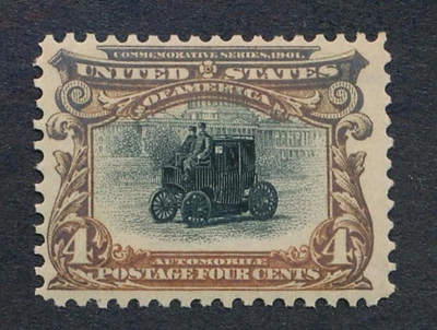 UNITED STATES (US) 296 MINT F-VF LH 4c PAN AMERICAN, AUTO - Image 1 of 2