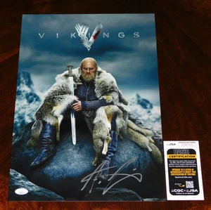 ALEXANDER LUDWIG "BJORN LOTHROK" SIGNED VIKINGS 12X18 SHOW POSTER JSA COA!! - Picture 1 of 1