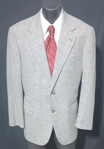 Brioni 100% Kaschmir Sport Mantel 46R US Hellgrau Exquisit - Bild 1 von 8
