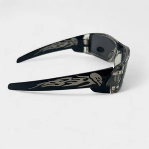 Gafas de sol envolventes de motociclista sin sol Skull Flame - Imagen 1 de 6