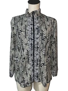 Erin London Women’s Knit Stretch Sequin Evening Blazer Jacket size XL Zip Up - Picture 1 of 12