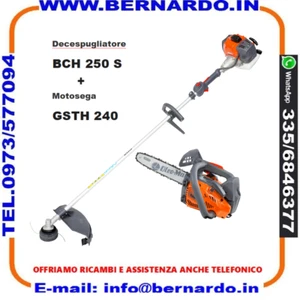 DECESPUGLIATORE OLEO-MAC BCH 250 S + MOTOSEGA GSTH 240 - Foto 1 di 6