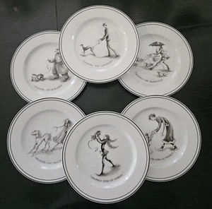 Limoges France Decorative Dessert Plates By Joanna Hansen Set Of Six - Picture 1 of 9