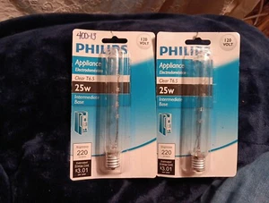 2 Philips 25W Intermediate Base T6.5 Bulbs - Picture 1 of 3