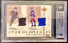 Double maillot Wayne Gretzky Mark Messier 2001-02 Premier Collection 63/100 BGS 9