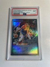RARE 2018 Donruss Optic Kevin Durant Signature Series Holo On Card Auto PSA 9
