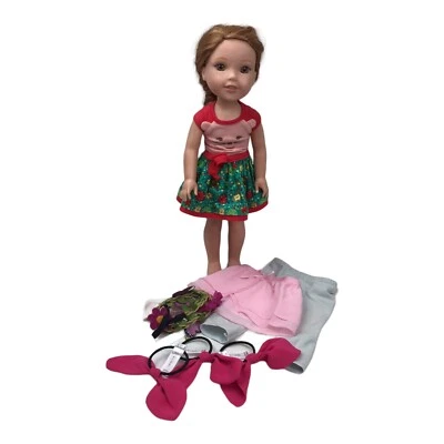 Muñeca American Girl Wellie Wishers Willa Doll 14-1/2" Usada Con Piezas Extra Foto 1 de 4