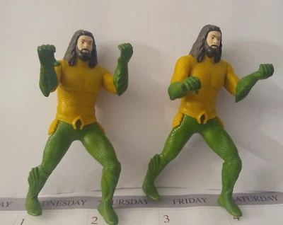 Комиксы DC Comics Aquaman. 4-дюймовые экшн-фигурки Burger King Happy Meal. Лот из 2 - Изображение 1 из 3