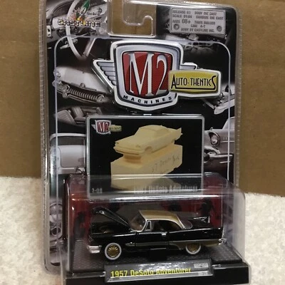 M2 Machines Auto-Thentics 1957 DESOTO ADVENTURER 08-26 Black And Gold 1:64 - Image 1 of 4