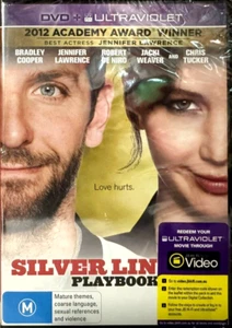 Silver Linings Playbook Brand New Sealed DVD Bradley Cooper Region 4 - Picture 1 of 3