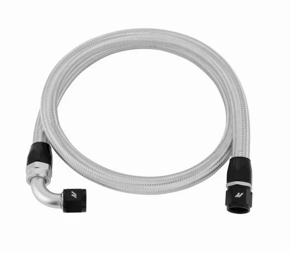 Mishimoto 4 Ft Stainless Steel Braided Hose w/ -10AN Fittings-3 MMSBH-10-4 - image 1 of 4