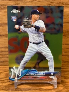 GLEYBER TORRES Rookie Card | 2018 Topps Chrome Update Yankees TIGERS - Picture 1 of 2