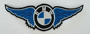 BMW Automotive Embroidered iron on patches 1 3/4 x 5" - Picture 1 of 1
