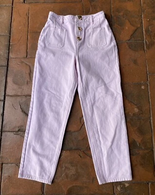 Автопортрет прямые штанины драгоценности брюки джинсы женщин 28 x 28 розовый - Изображение 1 из 4