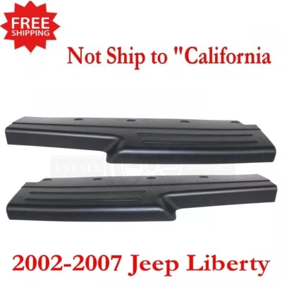 New Rear Bumper Step Pad For 2002-2007 Jeep Liberty Left & Right Side Set 2pcs Foto 1 de 4