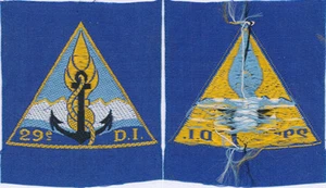 29° Division d’Infanterie, type 1275, en tissu, (A110B) - Imagen 1 de 1