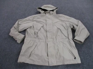 Vintage Eddie Bauer Jacket Mens XL Wool Lined Plaid Heavy Barn Farm Coat Work - Picture 1 of 13