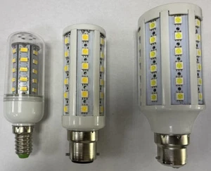 5W 7W 10W LED Corn Light Bulb E27 B22 E14 G9, 3000K 6000K Warm & Daylight White - Picture 1 of 33