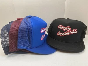 New Old Stock Mesh Snapback Hat Simply Irresistible - Picture 1 of 5