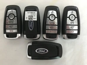 Lot 5 OEM Ford Remote Smart Key Fob M3N-A3C108397 PL1T-RL1T-15K601-BA1 434MHz - Picture 1 of 6
