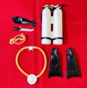 Vintage G.I. Lote de equipos Joe Action Sailor Frogman 1968 Hasbro - Imagen 1 de 6