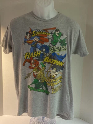 CAMISETA SUPER HÉROES TALLA GRANDE LIGA DE LA JUSTICIA!! Usado en excelente estado!! ¡¡¡ENVÍO RÁPIDO!!!! Foto 1 de 4