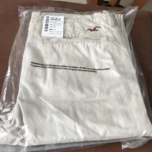 Hollister by Abercrombie & Fitch Herren Chino Distressed Hose 32 x 30 Neu mit Etikett war $ 49,5 - Bild 1 von 4