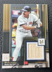 2024 Topps Museum Collection Meaningful Materials Relic Wade Boggs Red Sox /35 - Picture 1 of 2