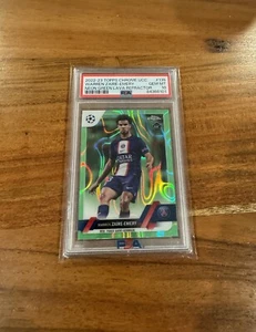 Warren Zaire-Emery 2022-23 Topps Chrome Green Lava Refractor Rookie PSA 10 Gem - Picture 1 of 2