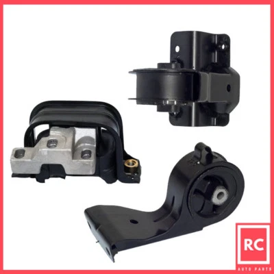 Front & Rear Engine Motor Mount Set 3PCS for 1998-2000 Chrysler Cirrus 2.4/2.5L - Image 1 of 4