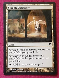 Magic The Gathering AVACYN RESTORED SERAPH SANCTUARY land card MTG - Picture 1 of 2