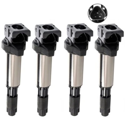 4 PCS New Ignition Coils for 2002-2010 BMW X5 Z4 M3 325Ci 760Li 12131712219 Foto 1 de 4