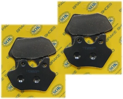 Pastillas de freno delanteras y traseras aptas para Harley Davidson FXST FXSTD 2000-2004 Softail Standard  Foto 1 de 2