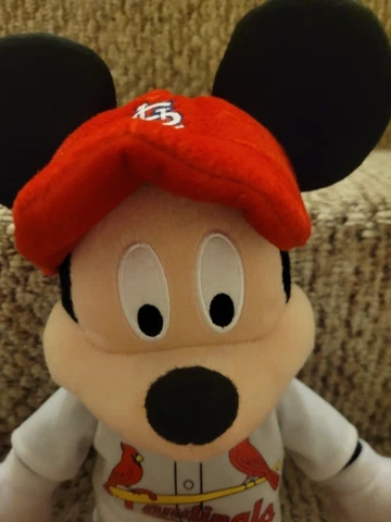 St. Louis Cardinals Plush Disney Mickey Mouse official mlb Cover