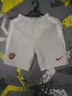 Arsenal Home Football Shorts White Nike Polyester Mens Size S Ig93