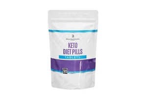 STRONG KETO DIET PILLS - FAST WEIGHT LOSS KETOSIS SLIMMING FAT BURNER CAPS - Picture 1 of 8