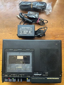 Marantz PMD 221 Professional Portable Cassette Tape Deck Recorder Player - Picture 1 of 10