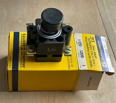 SQUARE D CLASS 9001 TYPE GO-1 HEAVY DUTY PUSH BUTTON 75253 NEW IN BOX BETTERPIC? - Image 1 of 4