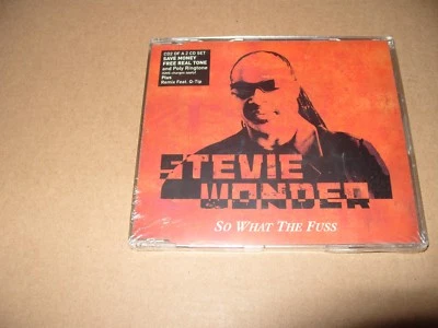 Stevie Wonder So What The Fuss 3 Track cd single 2005 New & Sealed Foto 1 de 2