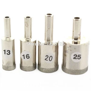 4Pcs 13 16 20 25 mm Lapidary Super-thin Diamond  Core Drill Bit Hole Saw 0.5 mm - Picture 1 of 6