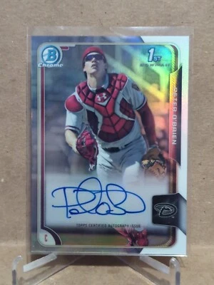 2015 Bowman Chrome Prospect Autographs Refractors #214/499 Peter O'Brien - Image 1 of 2