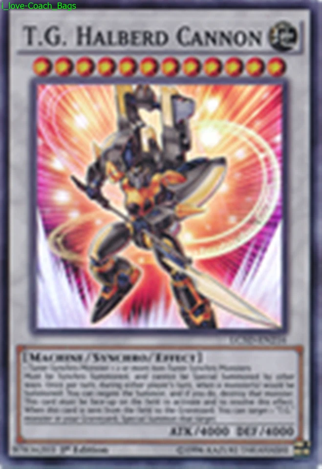 T.G. Halberd Cannon  LC5D SUPER HOLO* 1st Legendary Collection 5Ds YuGiOh - Image 1 of 1