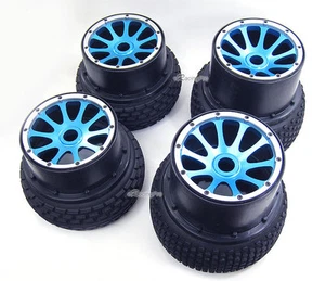New Alloy F/R Wheel Rim+Tire Kit for HPI Baja 5B/5B SS - Picture 1 of 1