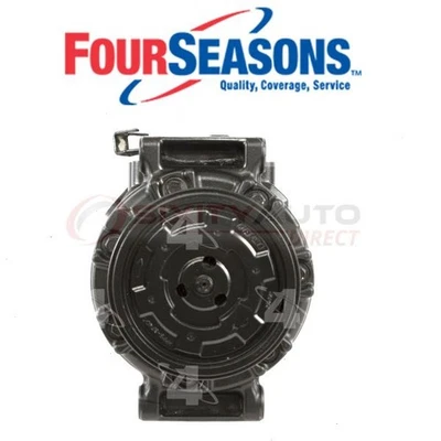 Reman Four Seasons AC Compressor for 2009-2010 BMW 528i xDrive - Heating Air ib Foto 1 de 4