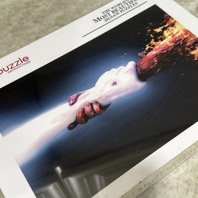 The Worlds Most Beautiful Jigsaw Puzzle Religion Angel Devil Hands 1000 pc NEW - Image 1 of 4