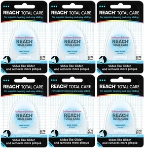 UltraClean (Total Care) Zahnseide, Minze, 30 Yard Spender (6er Pack) - Bild 1 von 1