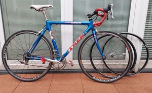 TREK 5200 OCLV Carbon, RH 56 cm, gebraucht, Tiagra Bremsgriffe, Ultegra Schalt. - Bild 1 von 19