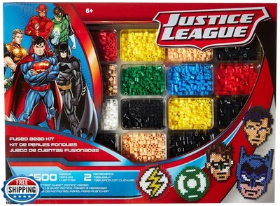 Perler Beads Justice League Superhero Crafts for Kids, 4504 pcs - Image 1 of 2