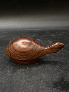 Ivar Zapp Costa Rica MCM Ironwood Turtle Or Whale Sculpture Eclectic Beach - Picture 1 of 9